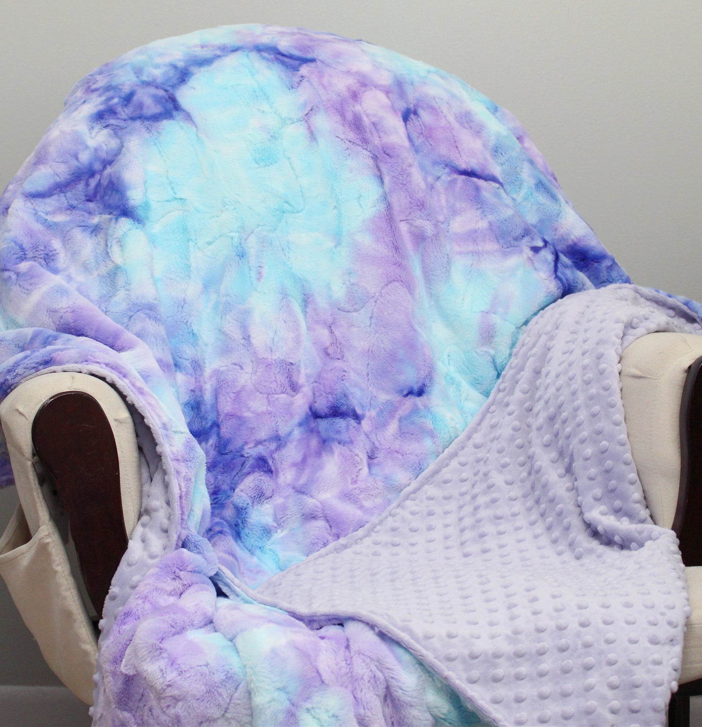 Mermaid Sorbet Adult Minky Blanket