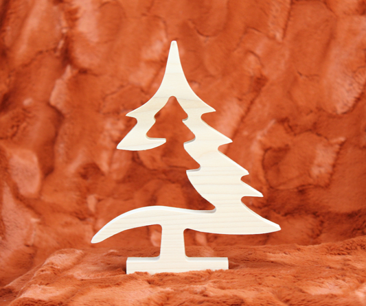 Unfinished Wooden Tree, Unfinished Wood Decor, Christmas Crafts