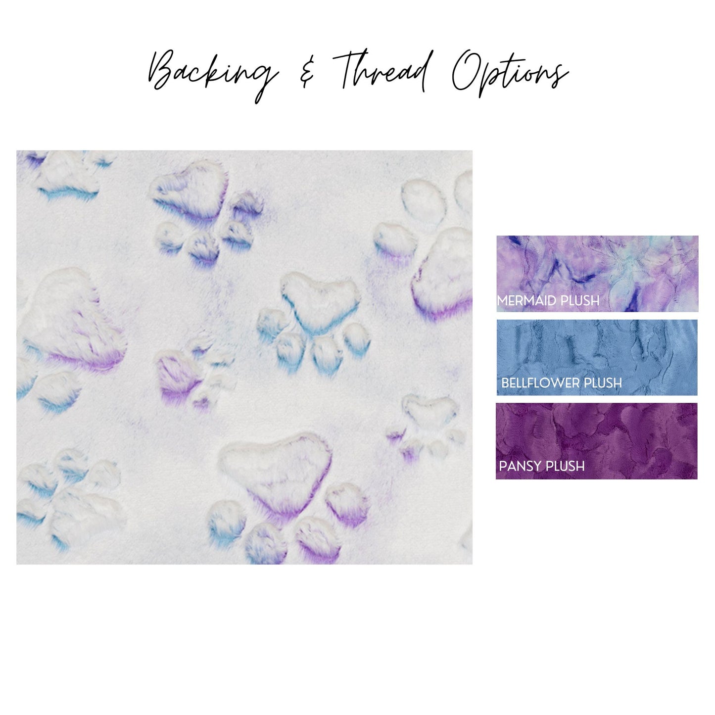 Mermaid Paws Adult Minky Blanket