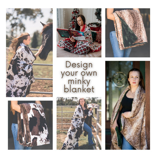 Design Your Own Minky Print Adult Blanket