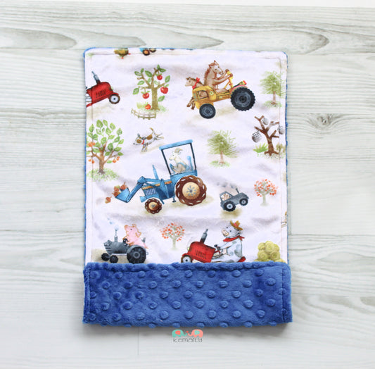 Funny Farm Minky Burp Cloth