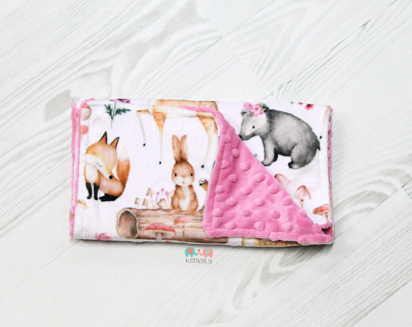 Sweet Darlings Minky Burp Cloth