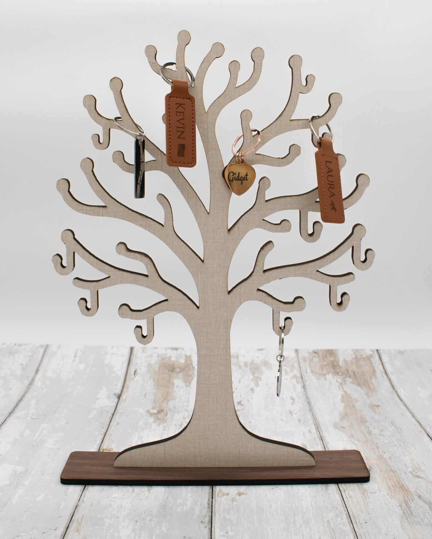 Wooden Craft Show Display Tree | Custom Vendor Display Stand for Keychains, Jewelry & Accessories