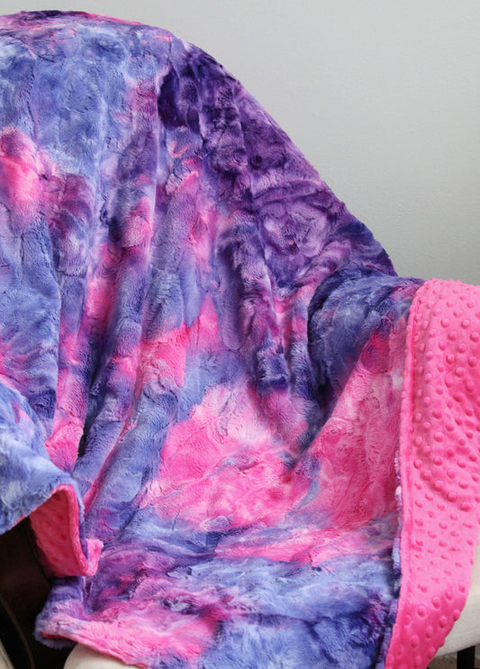 Razzle Dazzle Adult Minky Blanket