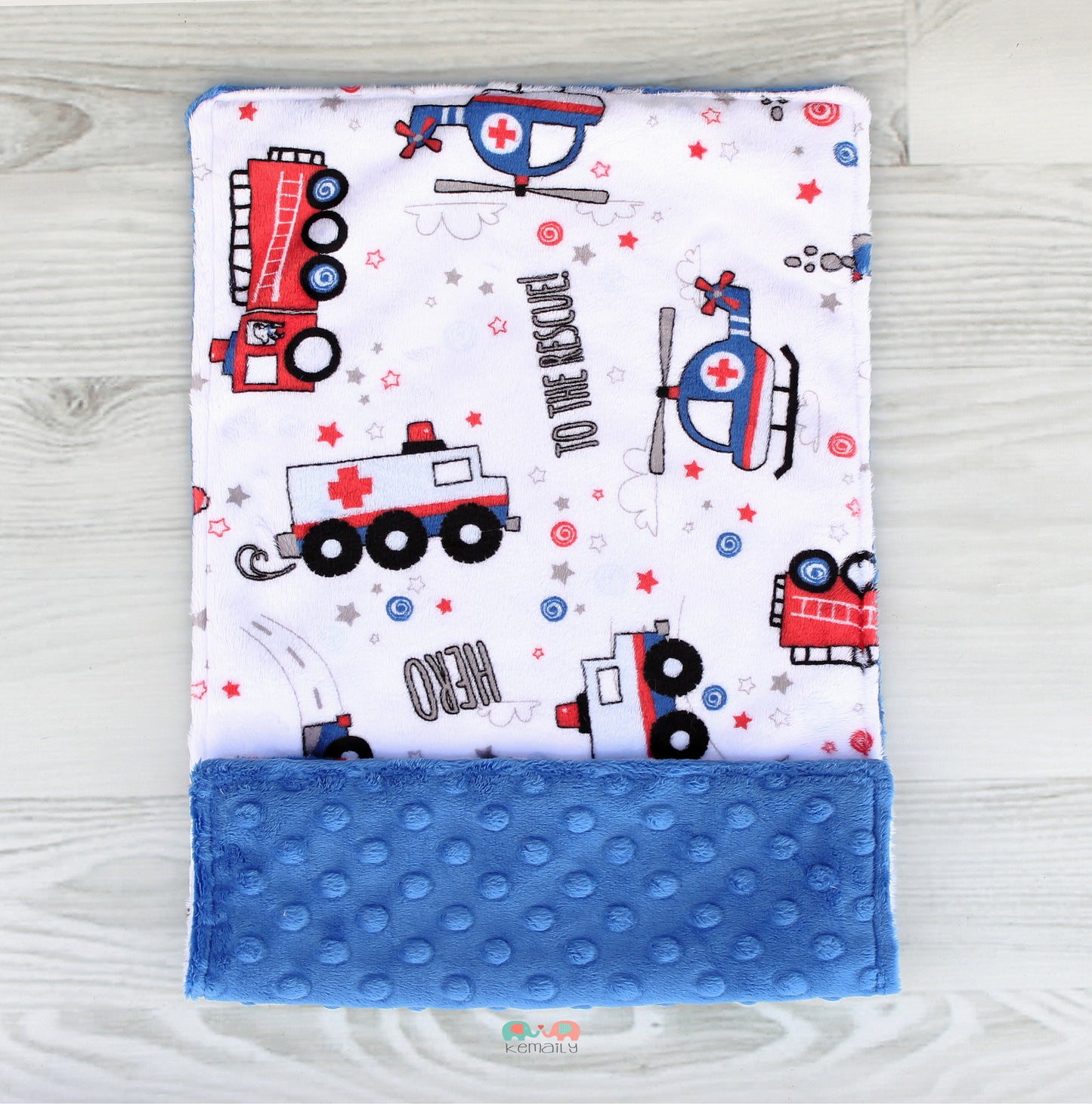 Hero's Minky Burp Cloth