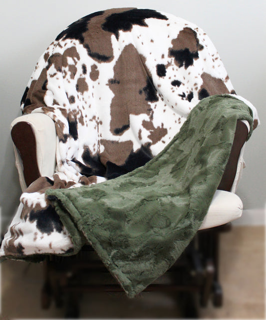 Mudpie Pony Minky Blanket, Adult Blanket