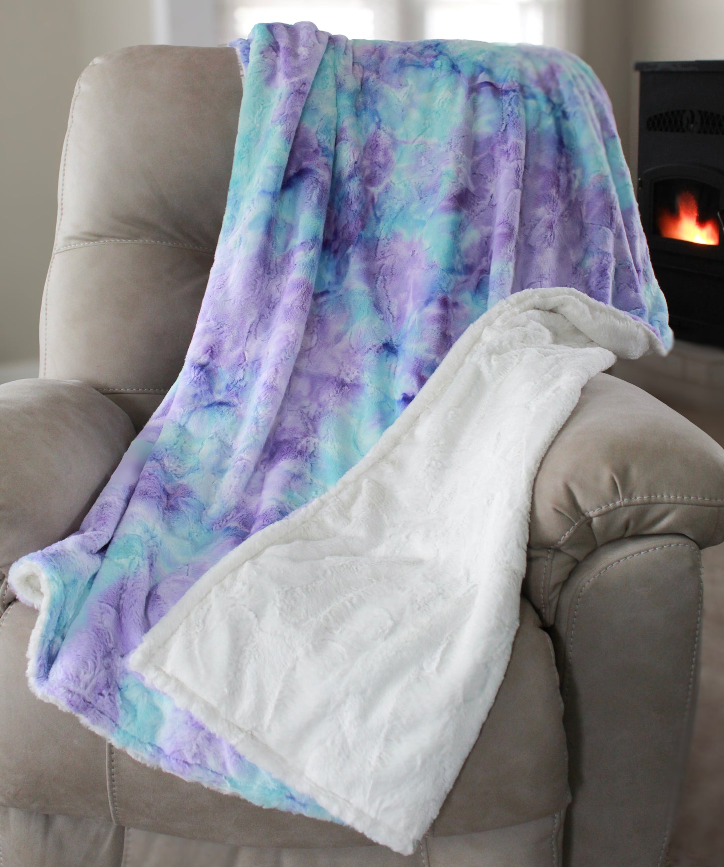 Mermaid Adult Minky Blanket