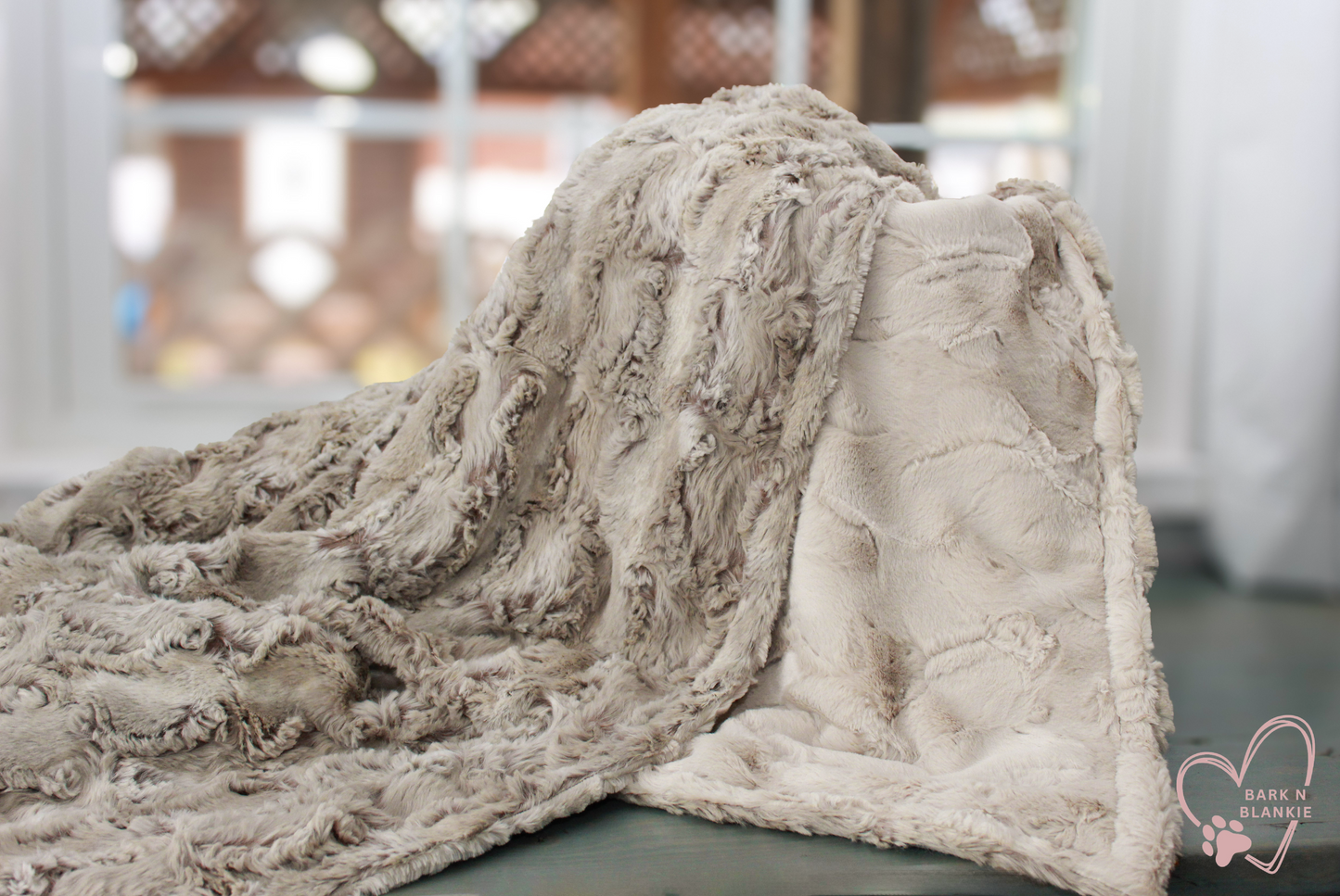 Personalized Pet Blanket, Sandshell Rabbit Minky Blanket