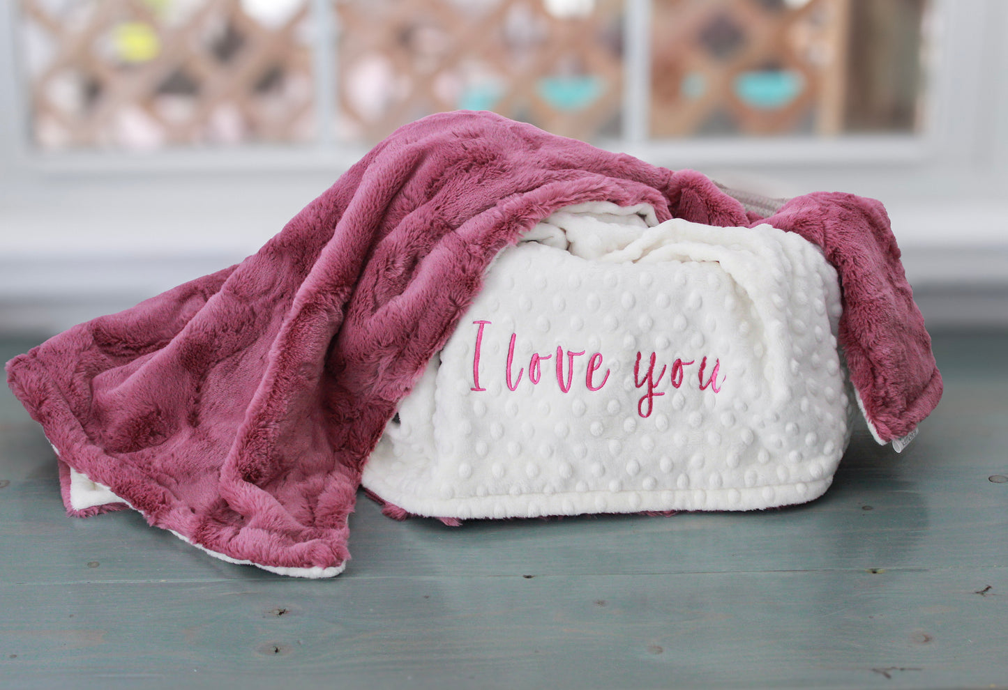 Natural Cuddle Dimple Minky