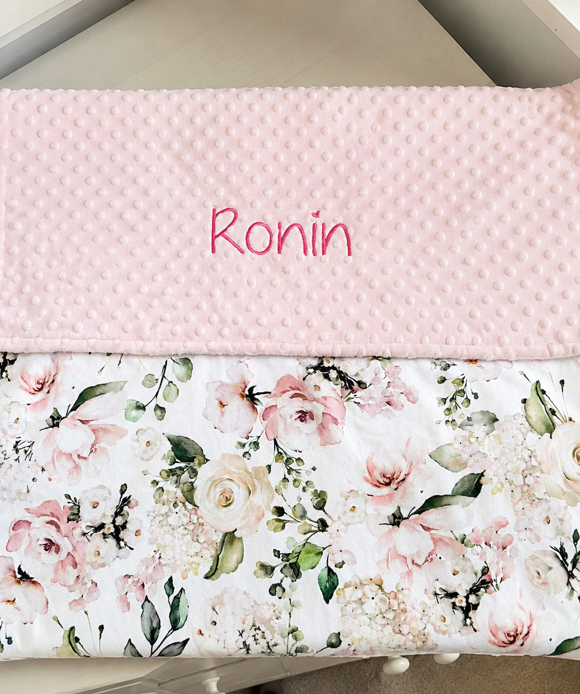 Cuddle Dimple Baby Pink Minky Fabric Per Yard From Shannon Fabrics