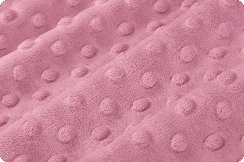 Dusty Rose Cuddle Dimple Minky