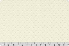 Ivory Cuddle Dimple Minky