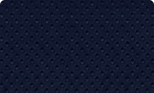 Navy Cuddle Dimple Minky
