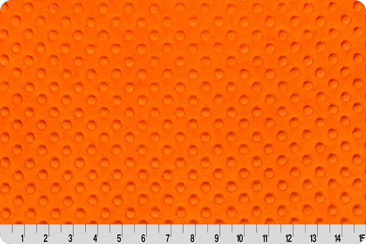 Orange Cuddle Dimple Minky