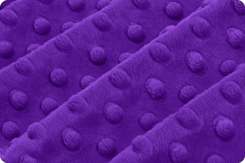 Purple Cuddle Dimple Minky