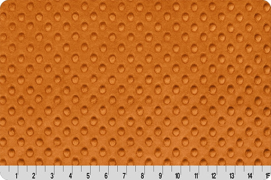 Rust Cuddle Dimple Minky