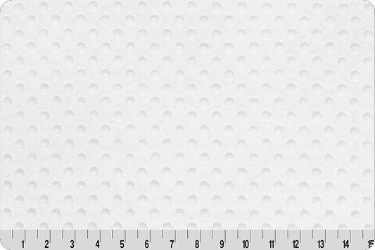 Snow Cuddle Dimple Minky