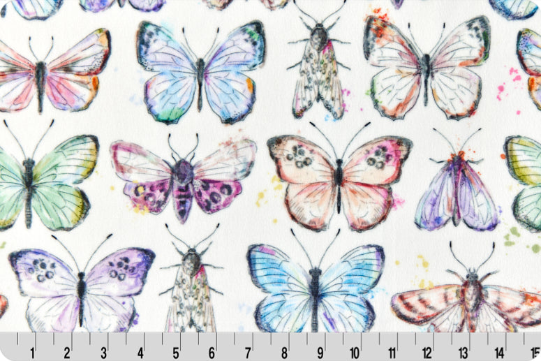 Boho Flutter Digital Cuddle Multi Minky