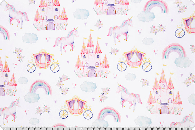 Fairytale Digital Cuddle Blush Minky