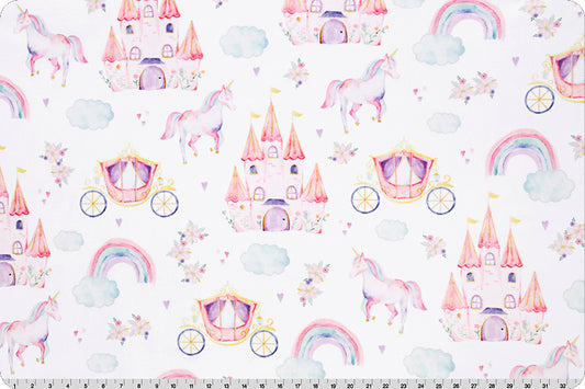 Fairytale Digital Cuddle Blush Minky