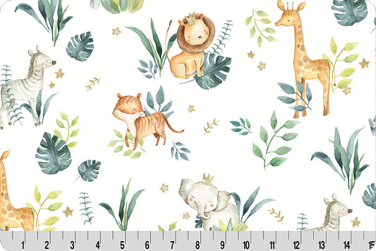 Safari Babies Digital Cuddle Multi Minky