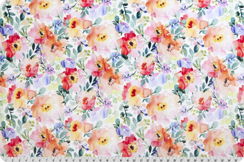 Secret Garden Digital Cuddle Multi Minky