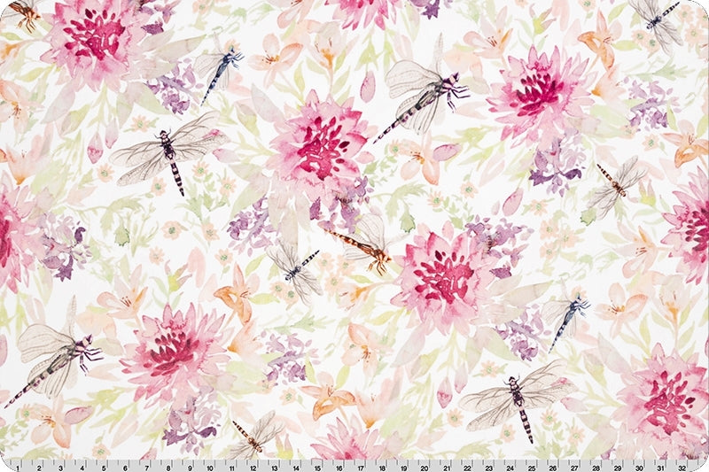 Wild Dragonfly Digital Cuddle Multi Elderberry Minky
