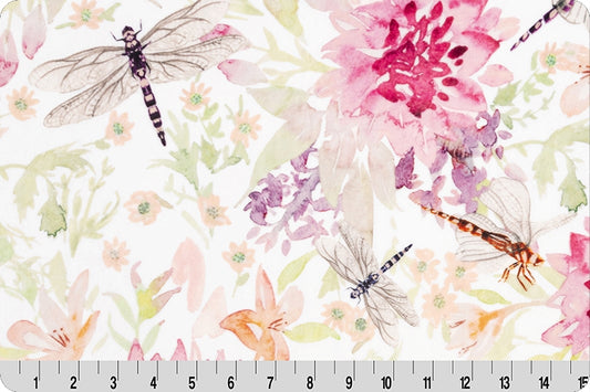 Wild Dragonfly Digital Cuddle Multi Elderberry Minky