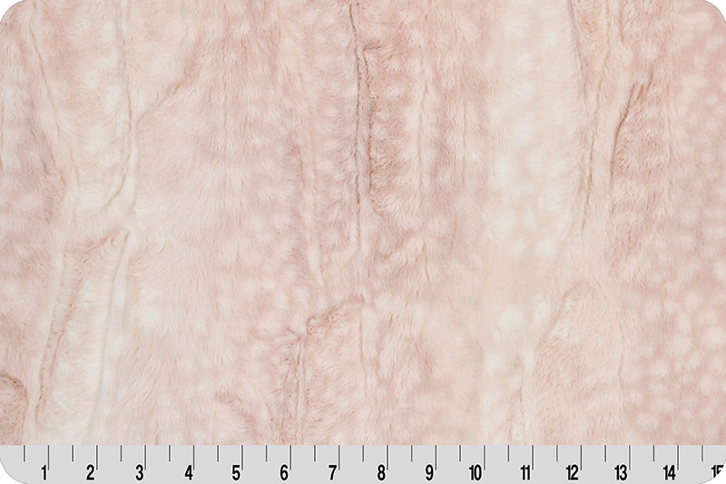 Luxe Cuddle Rosewater Fawn Minky