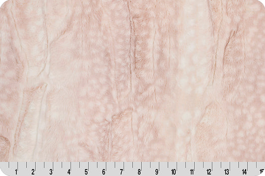 Luxe Cuddle Rosewater Fawn Minky