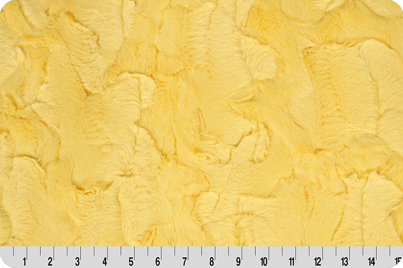 Banana Yellow Luxe Cuddle Minky Hide