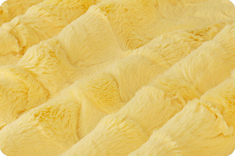 Banana Yellow Luxe Cuddle Minky Hide