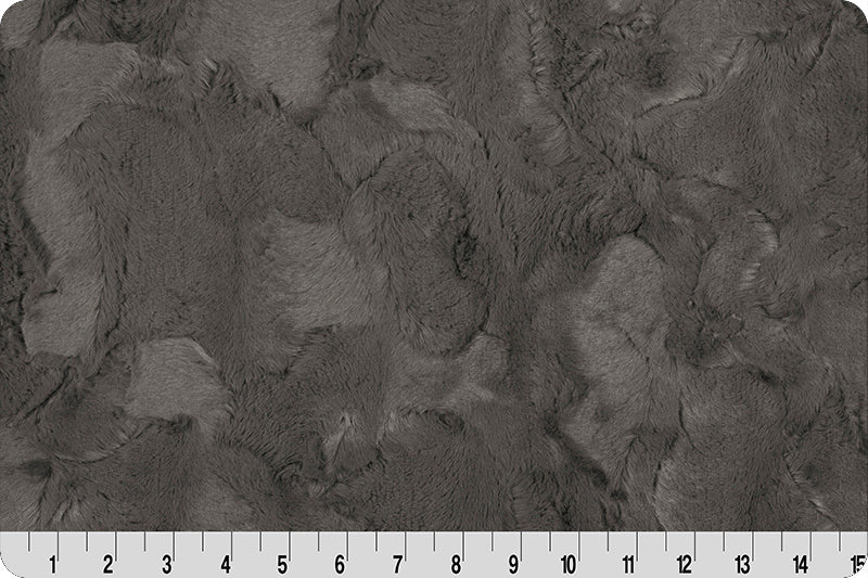 Charcoal Luxe Cuddle Minky Hide