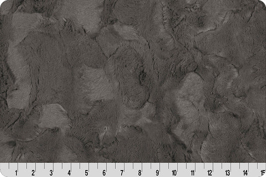 Charcoal Luxe Cuddle Minky Hide