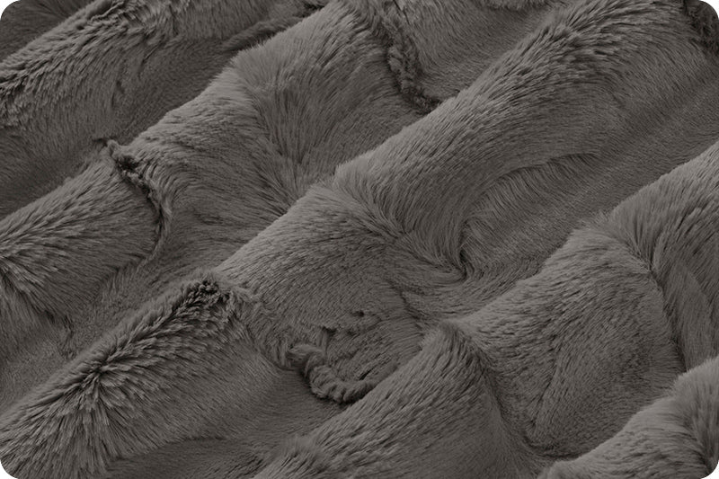 Charcoal Luxe Cuddle Minky Hide