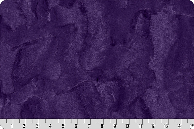Purple Luxe Cuddle Minky Hide