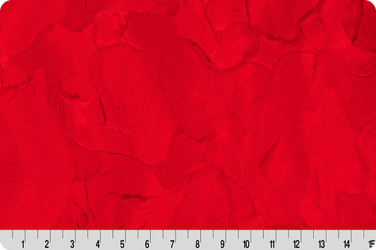 Red Luxe Cuddle Minky Hide