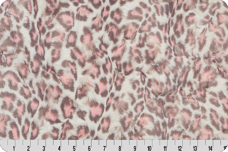 Luxe Cuddle Blush Leopard Minky