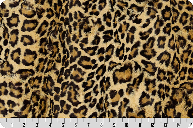 Luxe Cuddle Leopard Sand Minky
