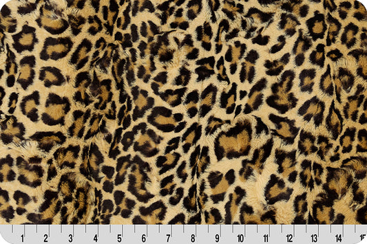 Luxe Cuddle Leopard Sand Minky
