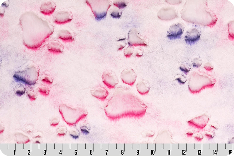 Luxe Cuddle Razzle Dazzle Paws Mermaid Minky