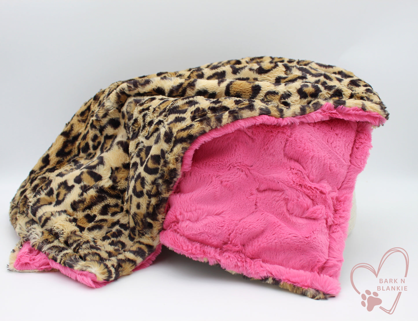 Leopard Minky Blanket, Personalized Dog Blanket