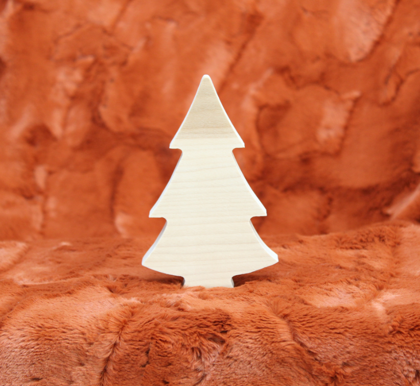 Unfinished Wooden Tree, Unfinished Wood Decor, Christmas Crafts
