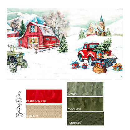 Tis the Season Adult Minky Blanket