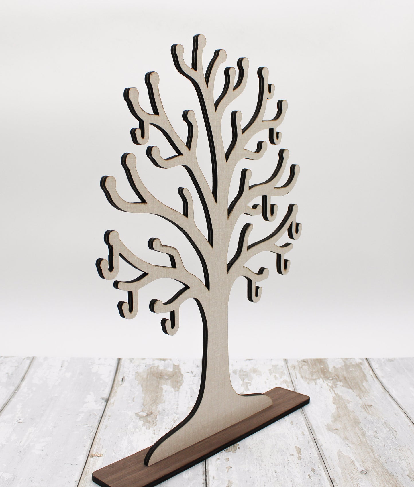 Wooden Craft Show Display Tree | Custom Vendor Display Stand for Keychains, Jewelry & Accessories