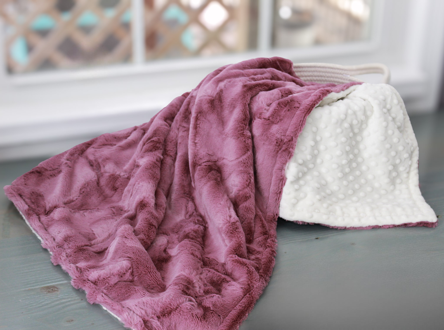 Natural Cuddle Dimple Minky