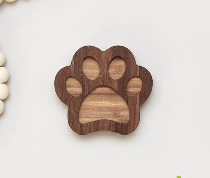 Paw Print Bamboo Bar Bottle Opener, Pet Lover Gift