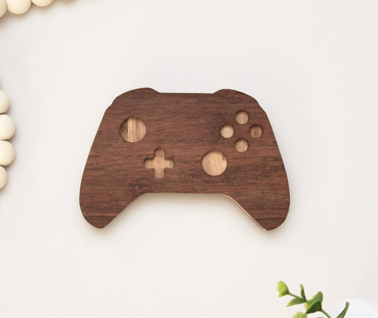 Game Controller Bamboo Bottle Opener, Eco-Friendly Bar Tool Gift, Gamer Gift