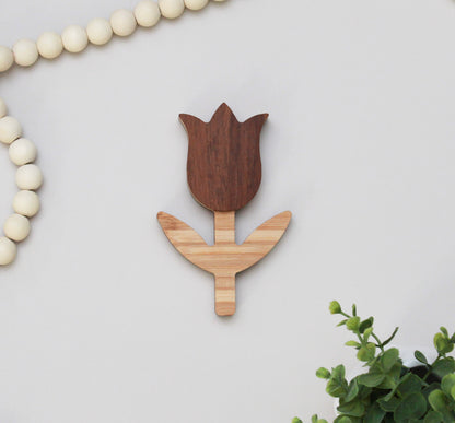 Eco Friendly Bamboo Bottle Opener – Flower Design Wooden Beer Opener