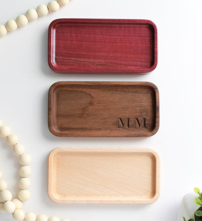 Custom Engraved Eyeglasses Tray, Rectangle Tray, Reading Glasses Tray, Your Choice